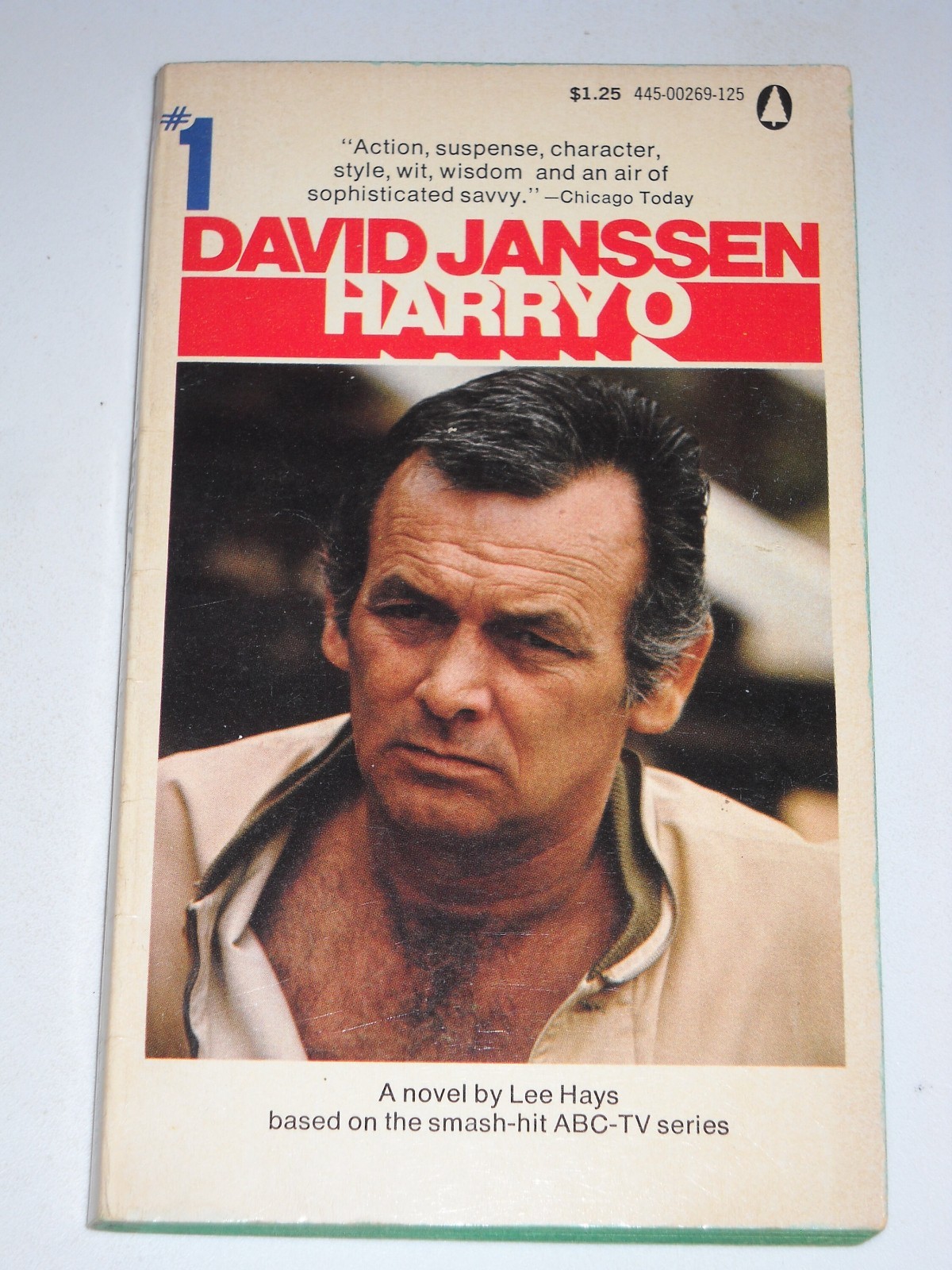 1974 Harry O DAVID JANSSEN Lee Hays ABC Series Vintage TV tie-in pb