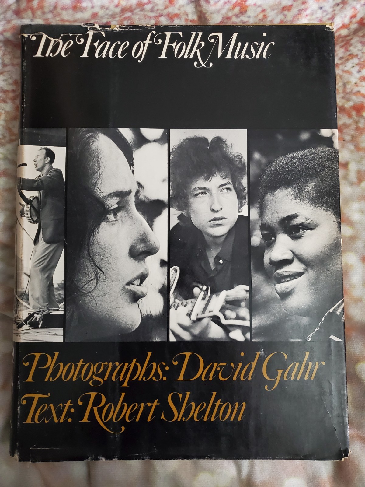 The Face of Folk Music 1968 1st Edition by D. Gahr & R. Shelton Illustrated HC
