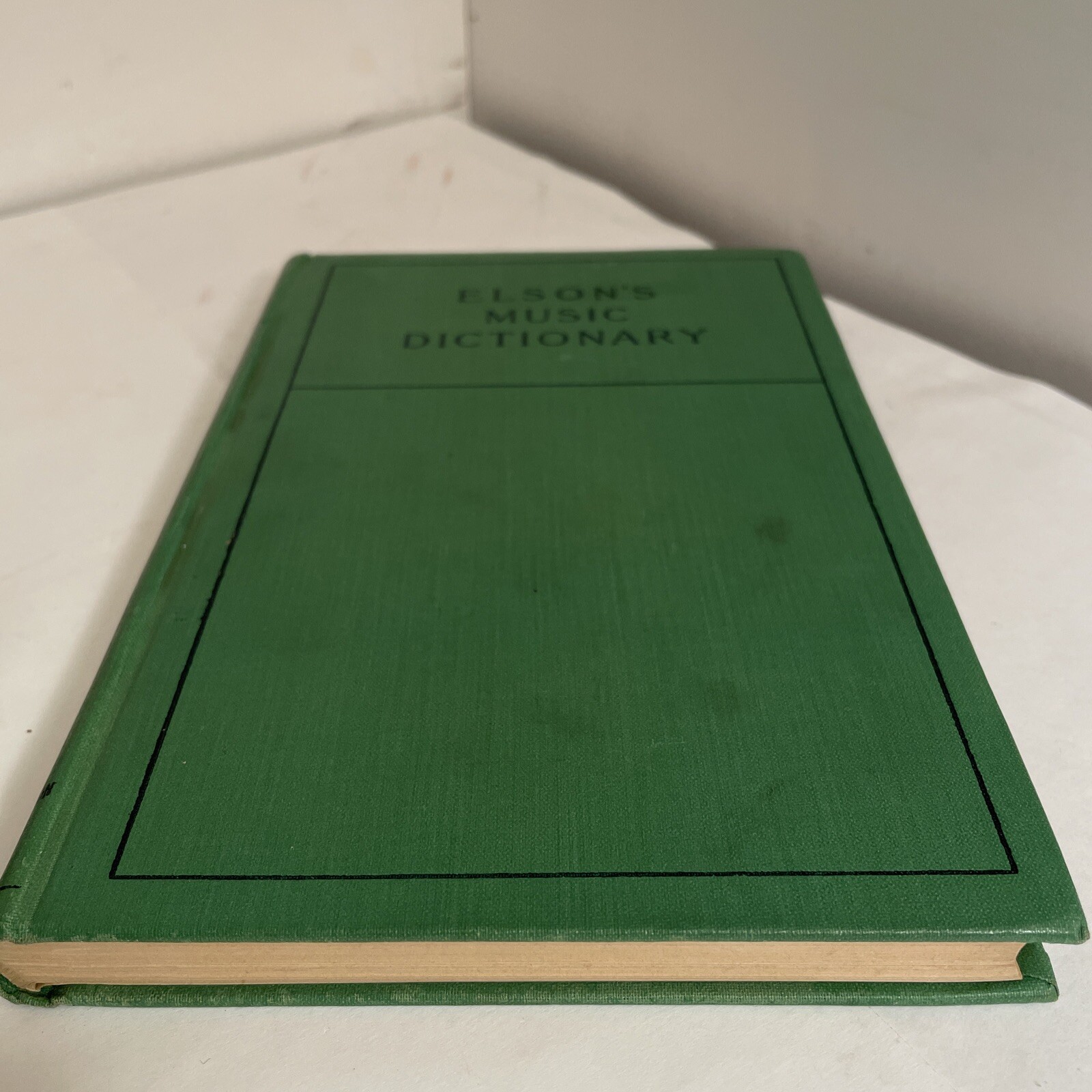 Louis C. Elson: ELSON’S MUSIC DICTIONARY; English-Italian, reference, 1950