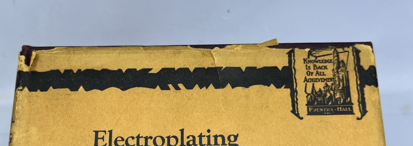 ELECTROPLATING WITH CHROMIUM, COPPER AND NICKEL Benjamin Freeman HCDJ 1931