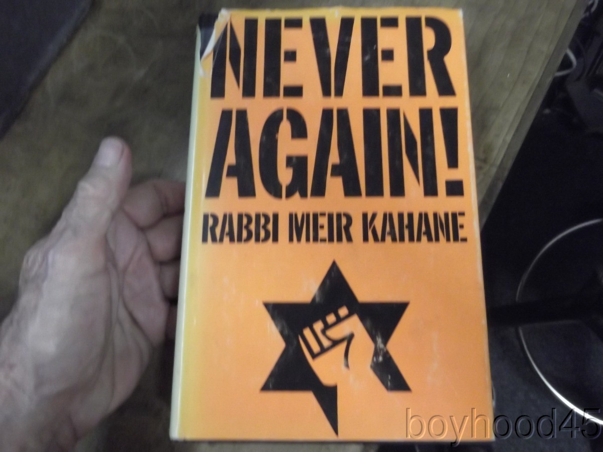 Never Again! by Rabbi Meir Kahane-1971-First Printing