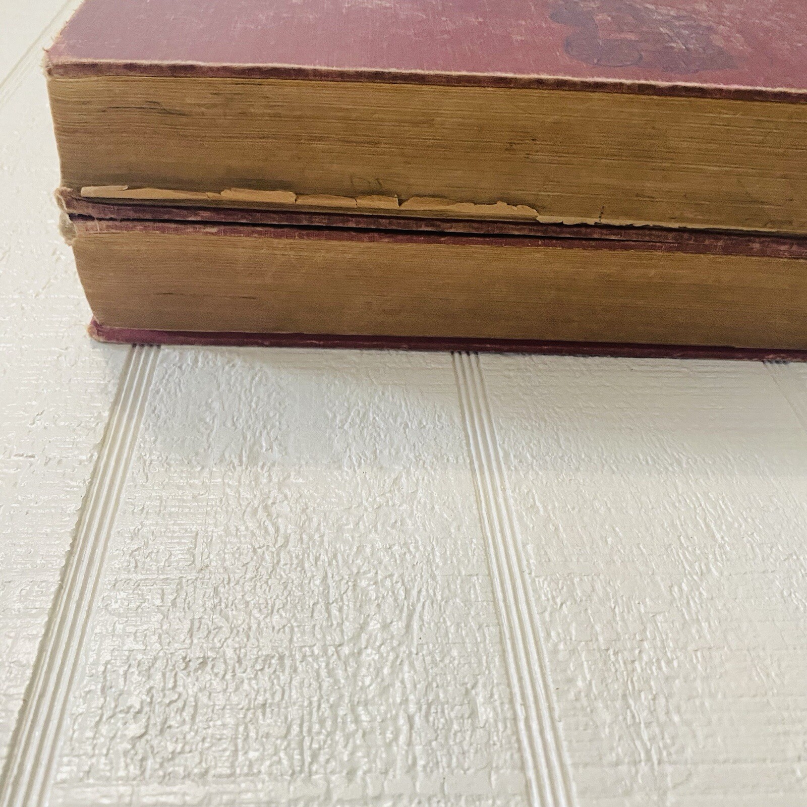 Vintage 1941 The Literature of England Book Set Volume 1 and 2 Hardcover Red
