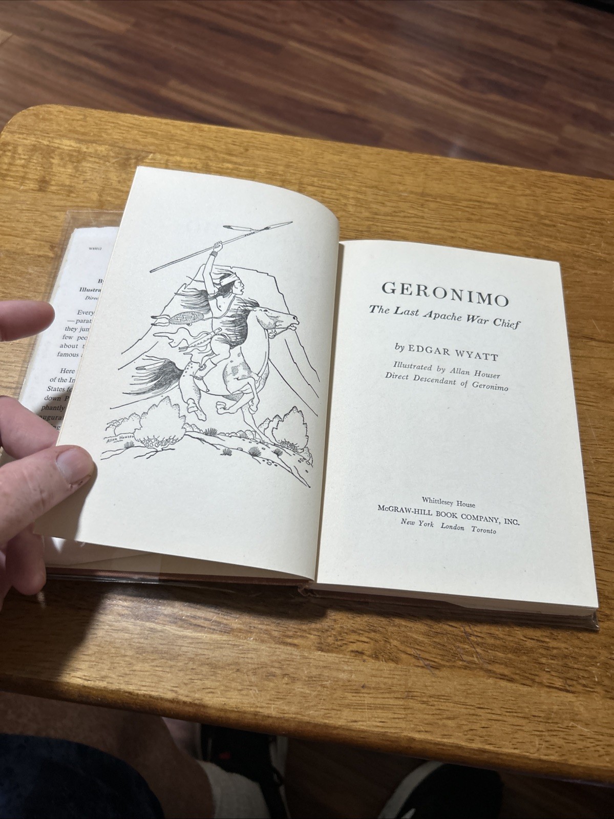 GERONIMO;THE LAST APACHE CHIEF,1952,Edgar Wyatt,Illust,DJ