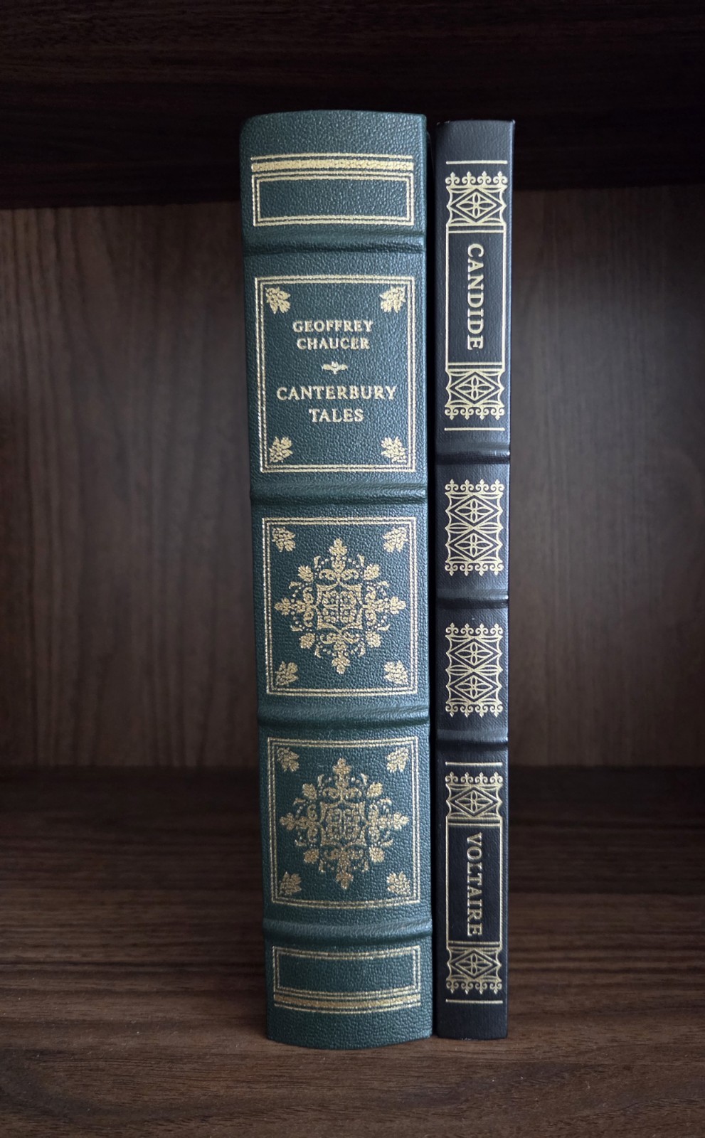 The Canterbury Tales Geoffrey Chaucer Candide Voltaire The Franklin Library
