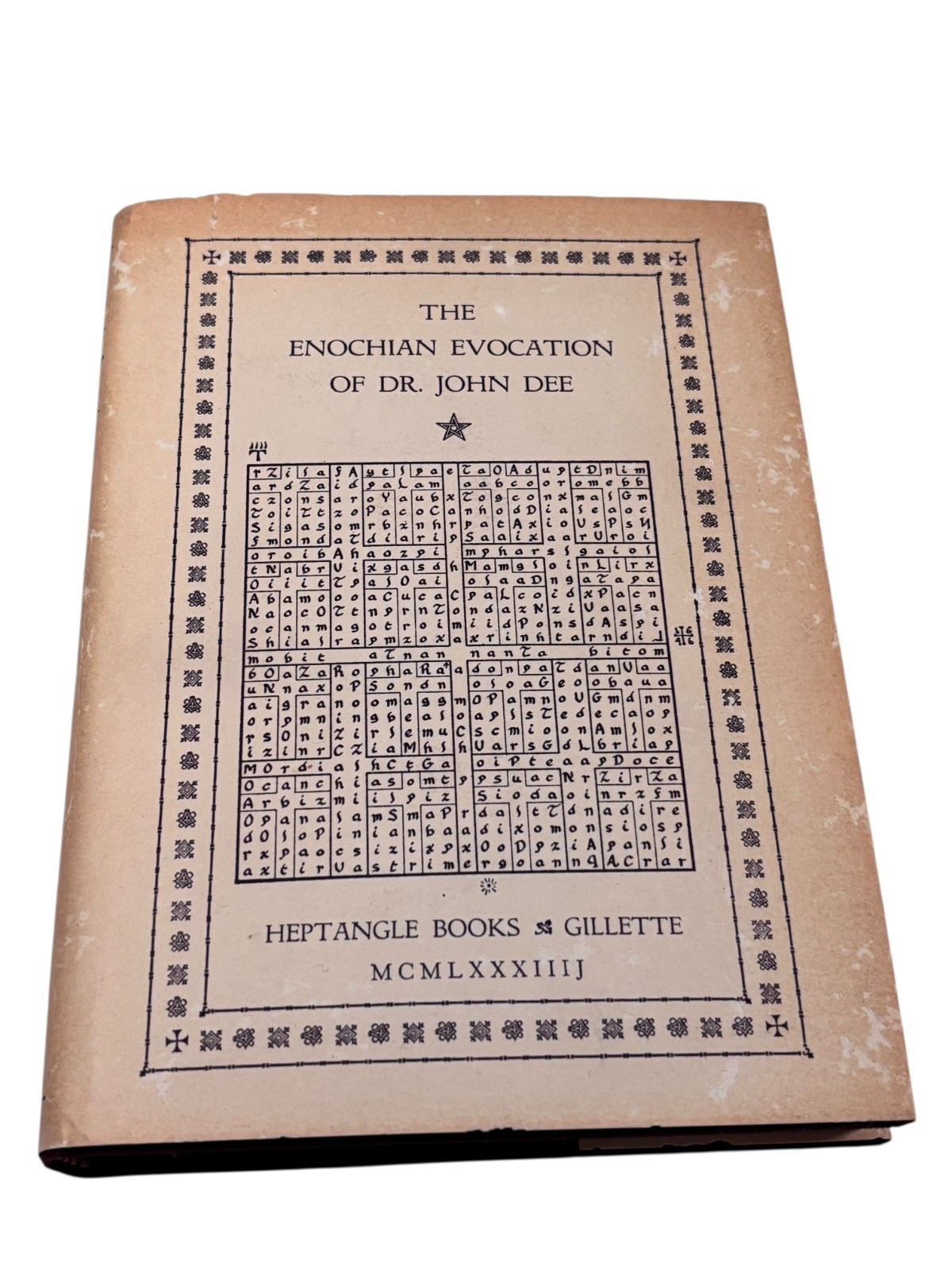 Enochian Evocation of Dr. John Dee 1984, Hardcover First Edition. Very Good Cond