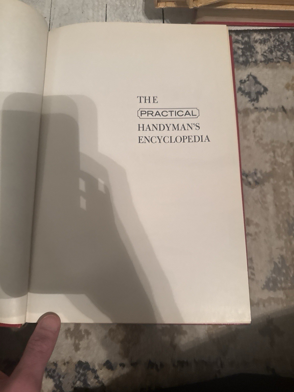 The Practical Handyman’s Encyclopedia Vol 1 DIY (1963) Greystone HC Illustrated