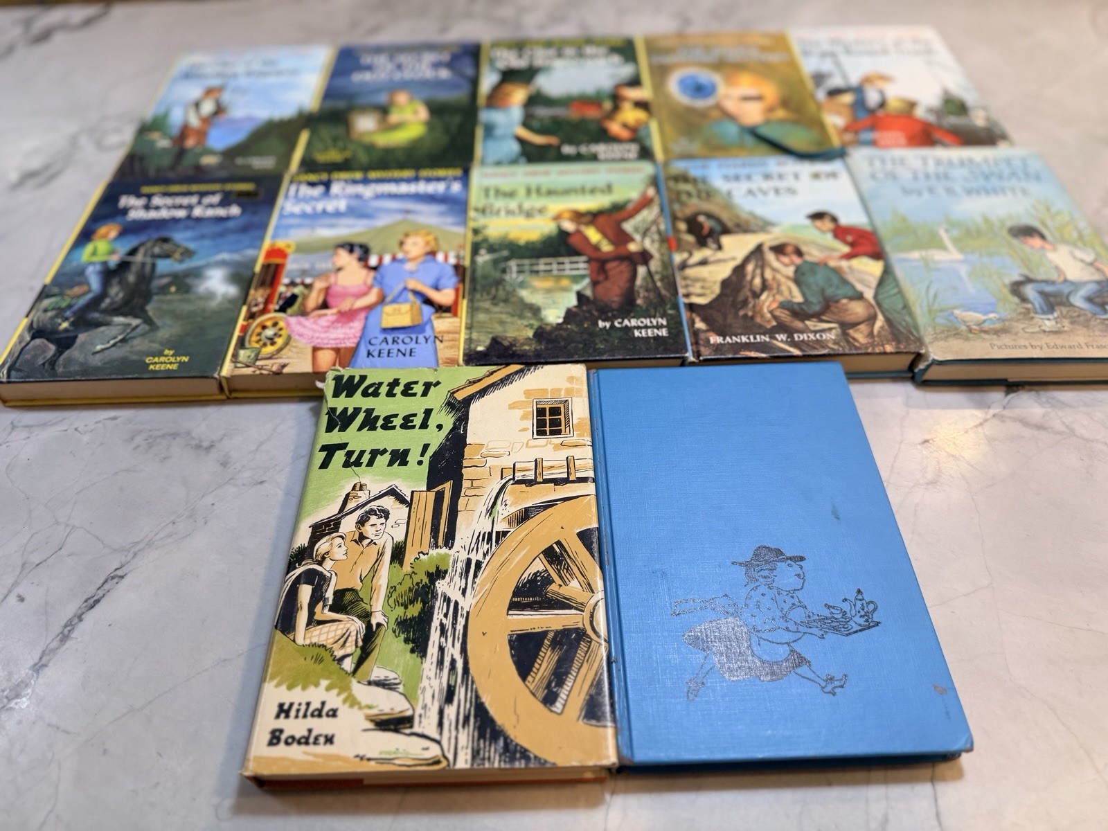 10 Vintage Nancy Drew Hardy Boys Book Lot + possible first/early print editions