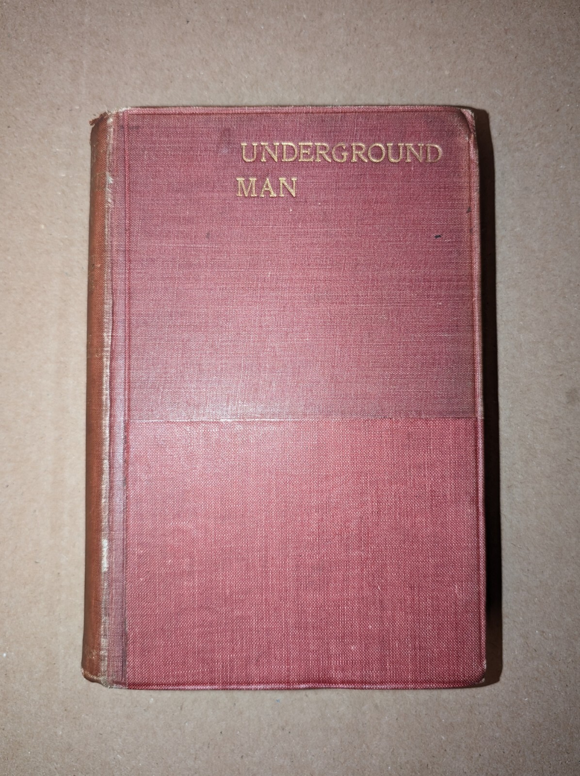 [H. G. WELLS] Underground Man Gabriel Tarde 1905 1st English Ed HC free S/H