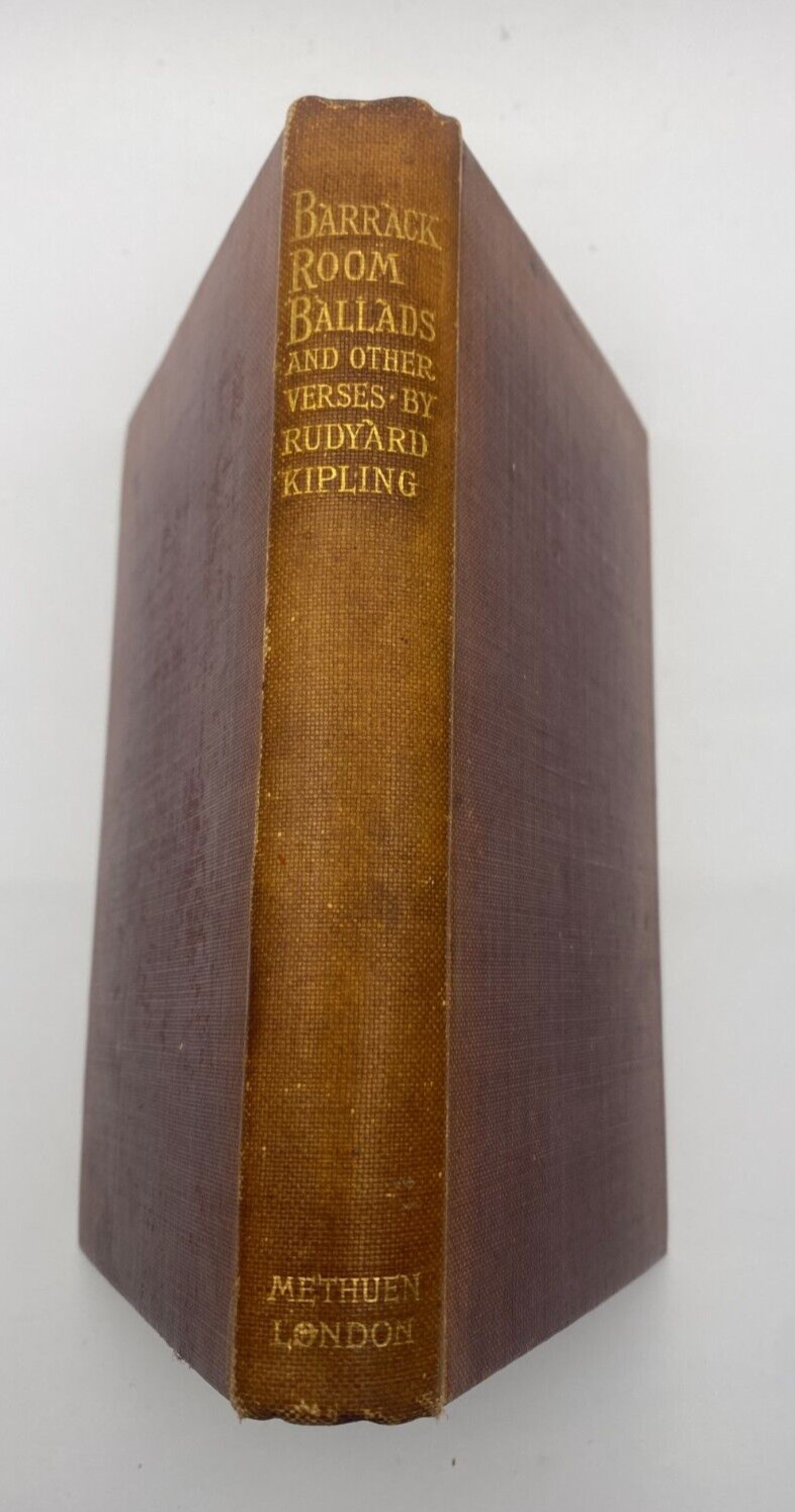 Antique Rudyard Kipling 1898 Barrack Room Ballads and Other Verses Book