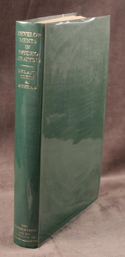 DEVELOPMENTS IN PSYCHO-ANALYSIS by Melanie Klein, etal. Hogarth Press 1952