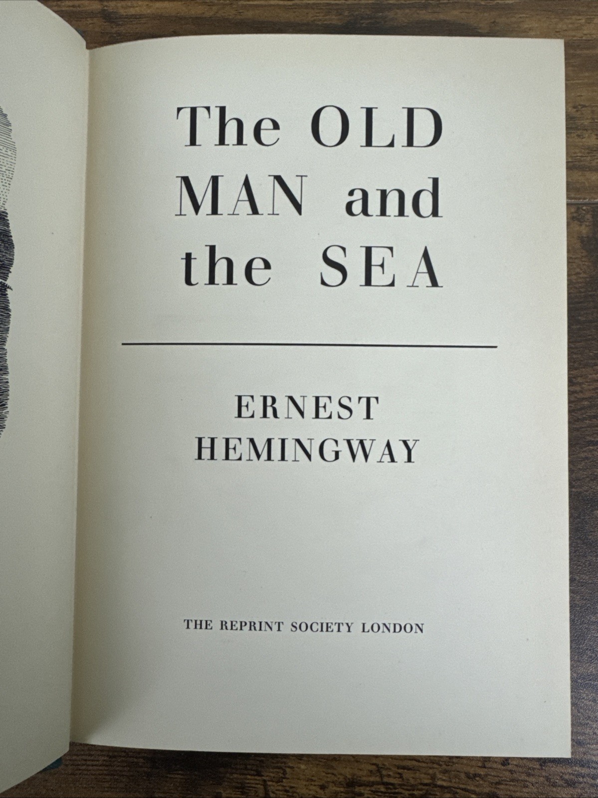 THE OLD MAN AND THE SEA BY ERNEST HEMINGWAY 1953 HC/DJ ~ NF COND