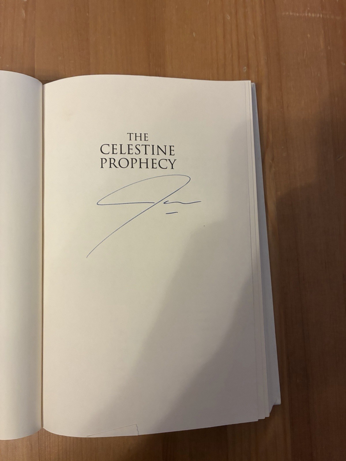 The Celestine Prophecy – James Redfield 1993 Signed 1st Edition Reprint