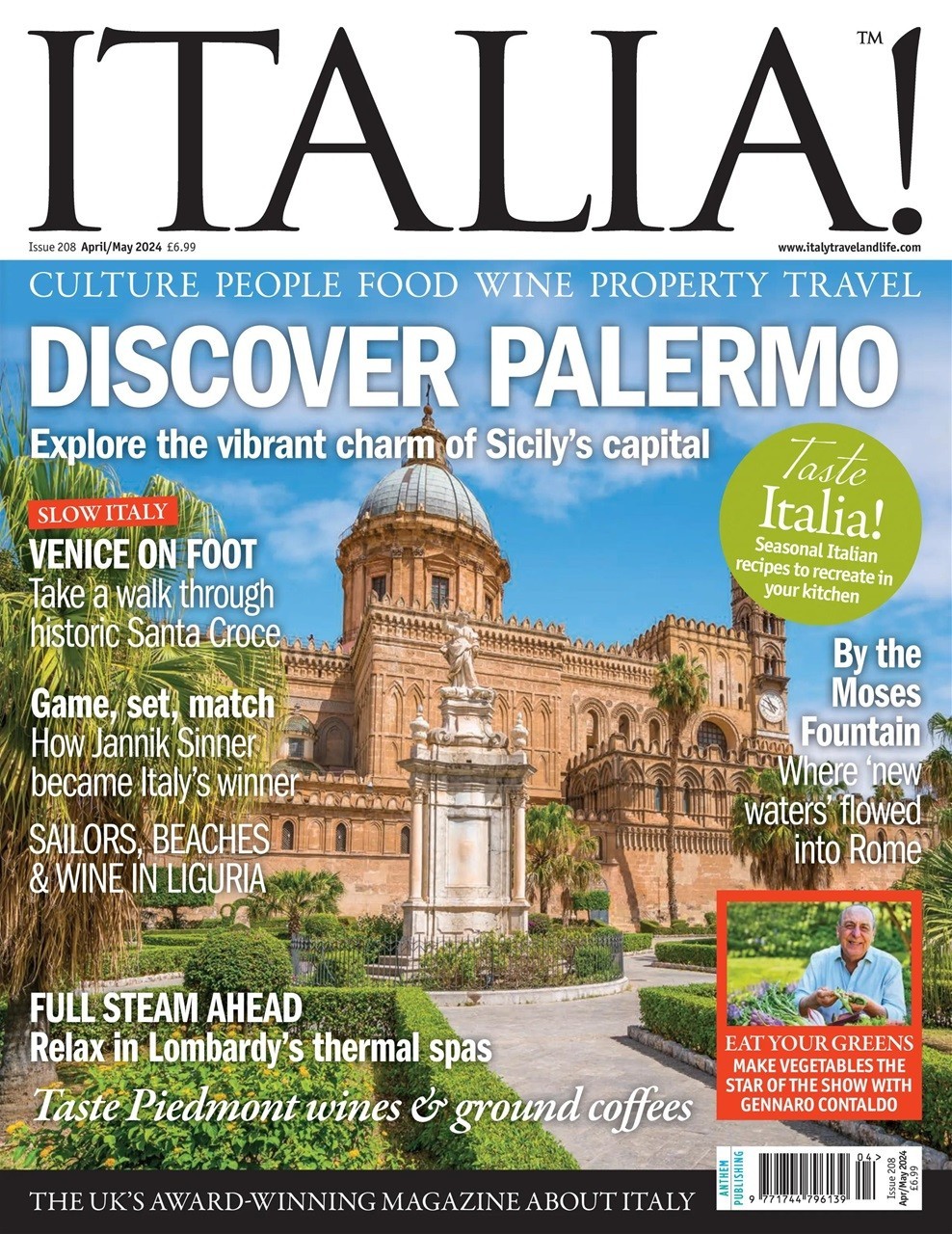 ITALIA! MAGAZINE ISS 208 | APR/MAY 2024 | DISCOVER PALERMO