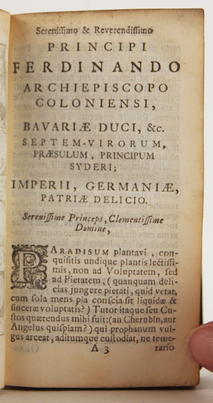 Jacob Horstius‘ Paradisus Animae Christianae 1716 Paradise of the Christian Soul
