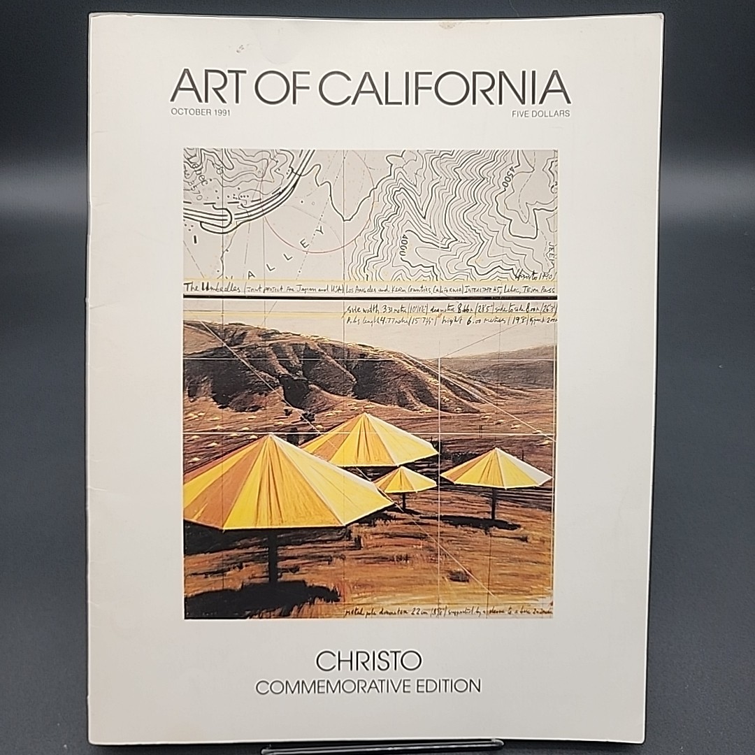 ART OF CALIFORNIA CHRISTO COMMEMORATIVE EDITION OCTOBER 1991