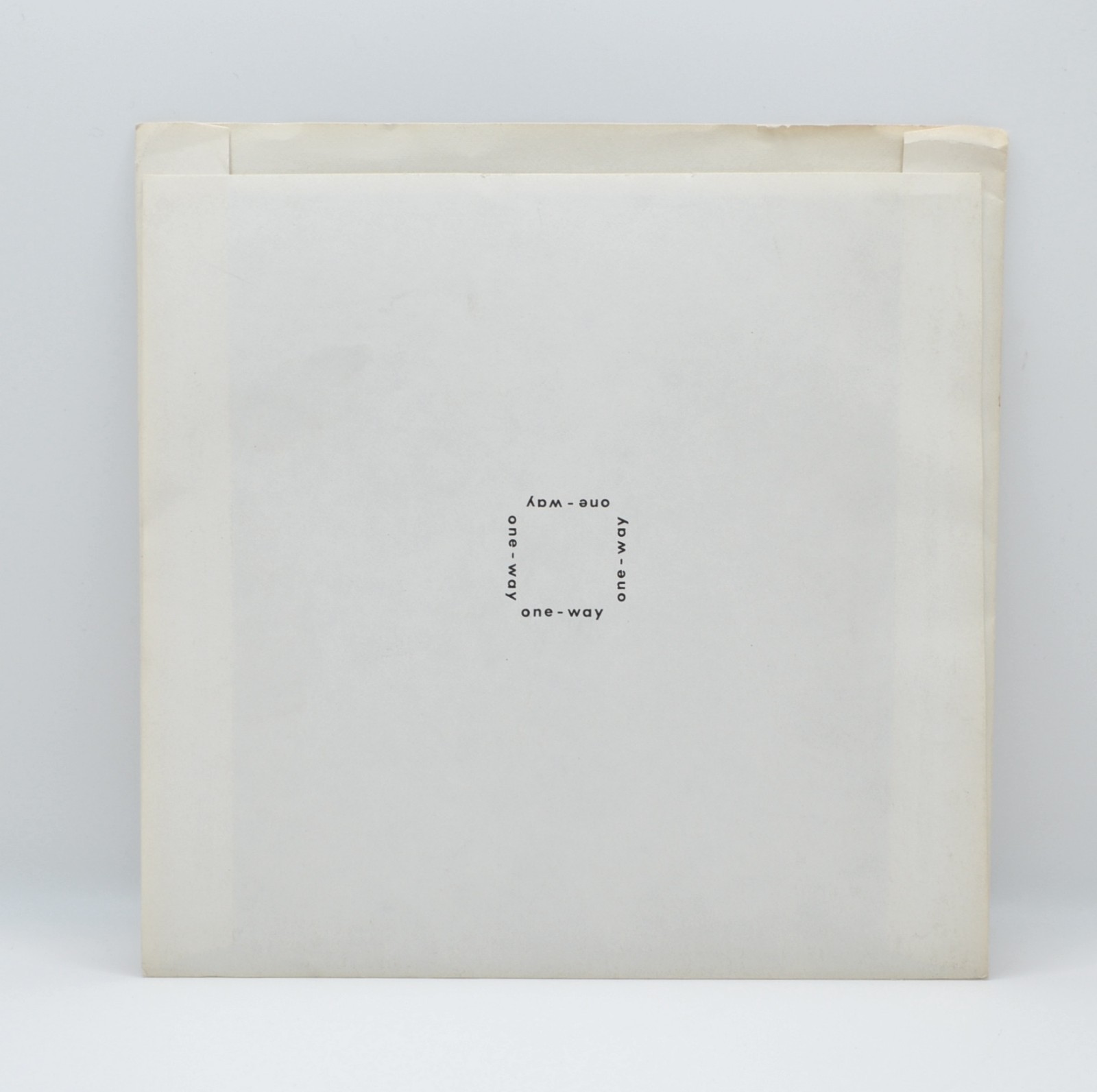 Marilyn Rosenberg, One-Way, 1977, Visual Poetry, Artist Book, Concrete Poetry