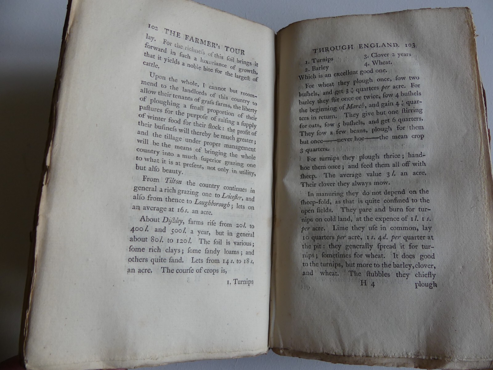 The Farmer’s Tour Through East England 1771 4 Volumes Arthur Young 29 Engravings