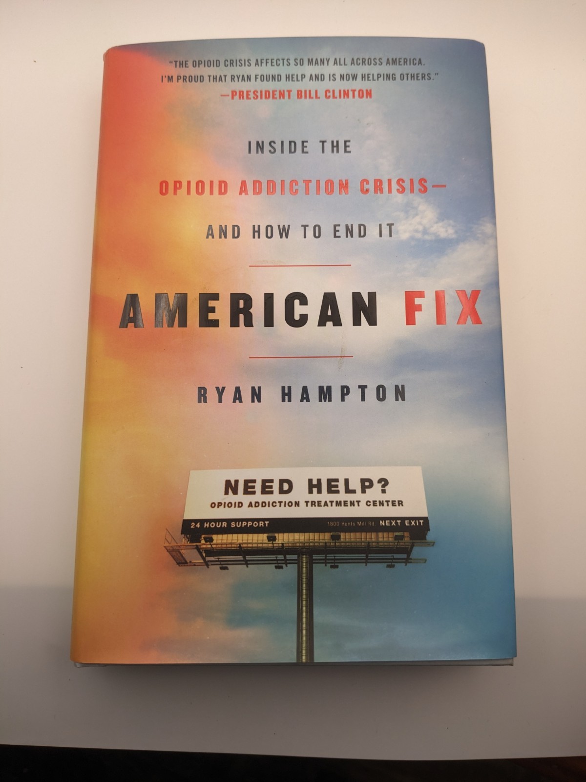 RYAN HAMPTON Signed Book („AMERICAN FIX“-2018 First Edition Hardback)
