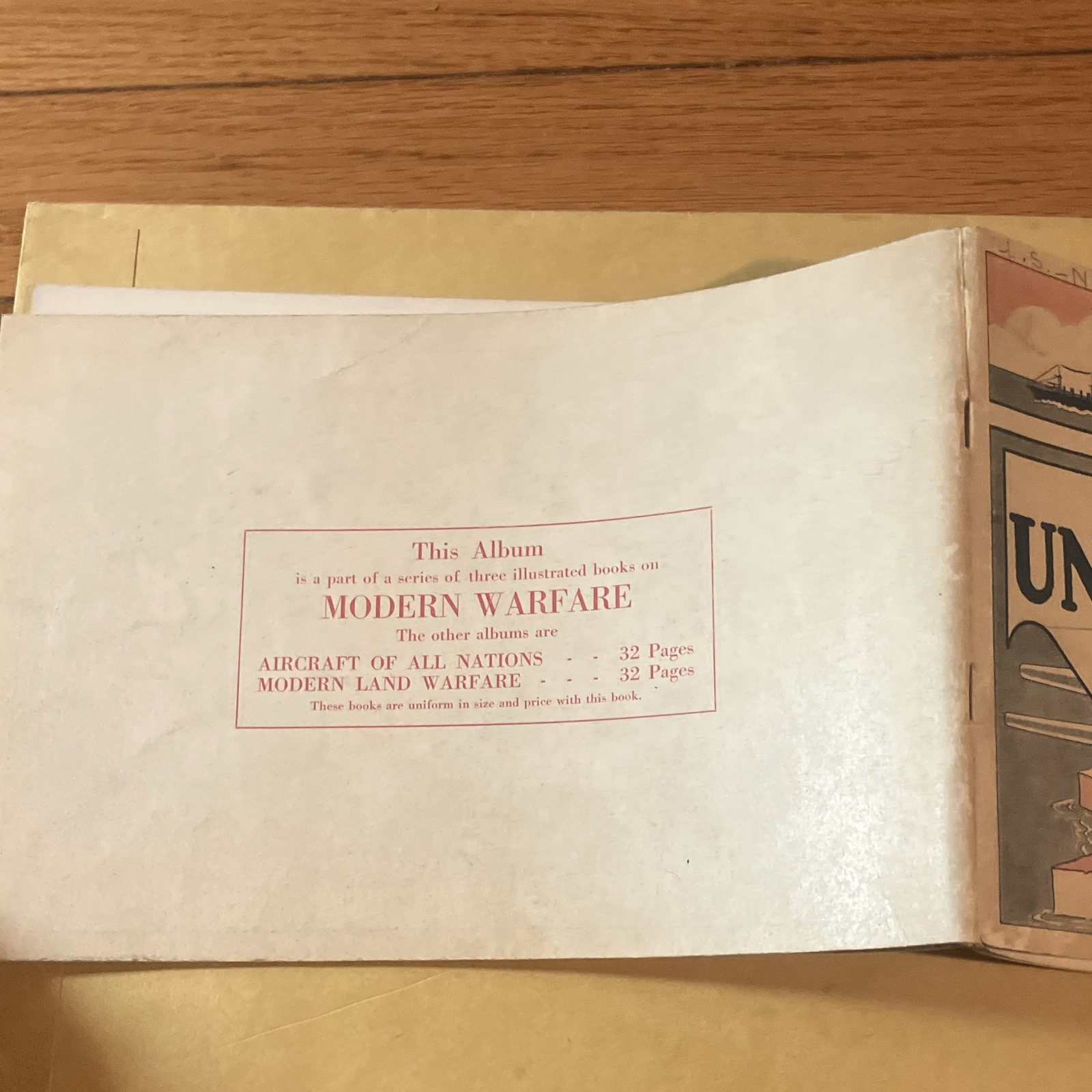 Antique 1917 The United States Navy Illustrated Book G.S Hammond &Co
