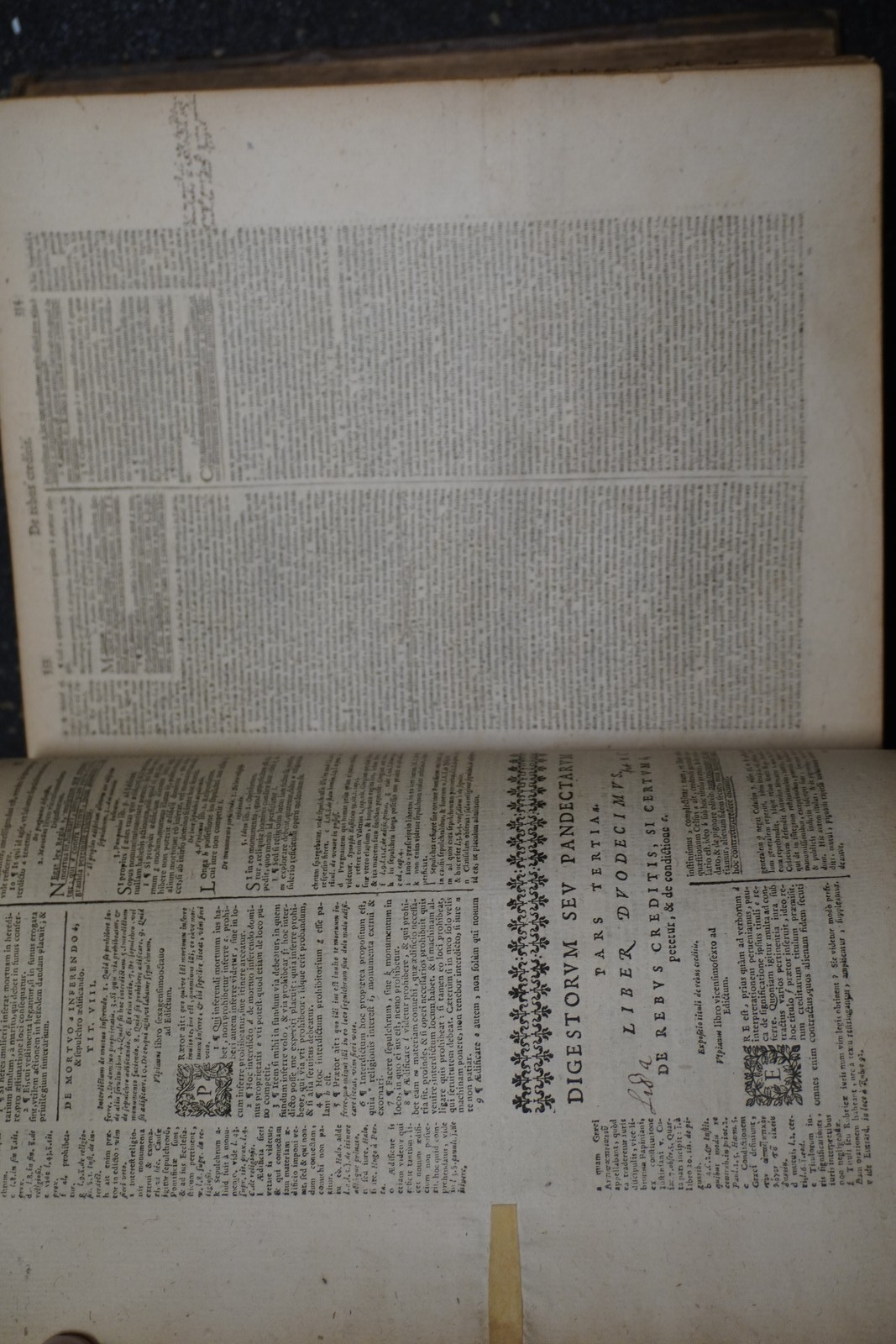 Corpus Iuris Civilis Body of Civil Law 1652 Antique Book Dionysii Gothofredi