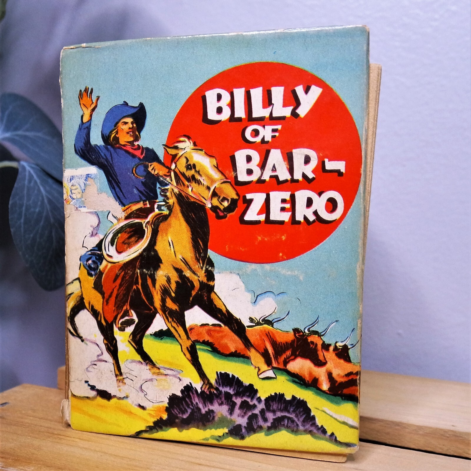Vintage BILLY OF BAR-ZERO by Robert Marshall MCMXL 1940 Big Little Book