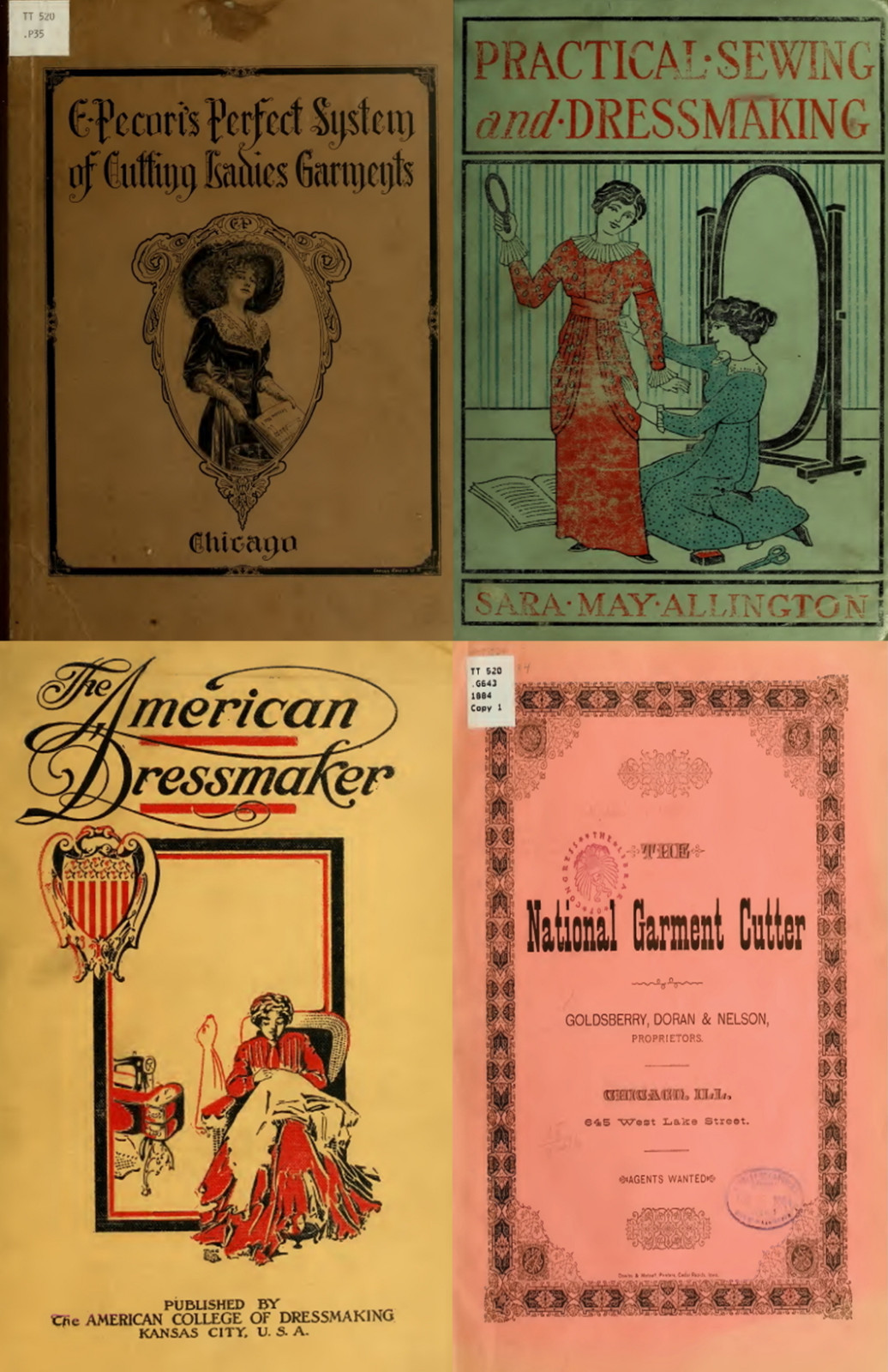 Dressmaking Tailoring Measurements Sewing Cutting – 236 Rare Old Books on DVD