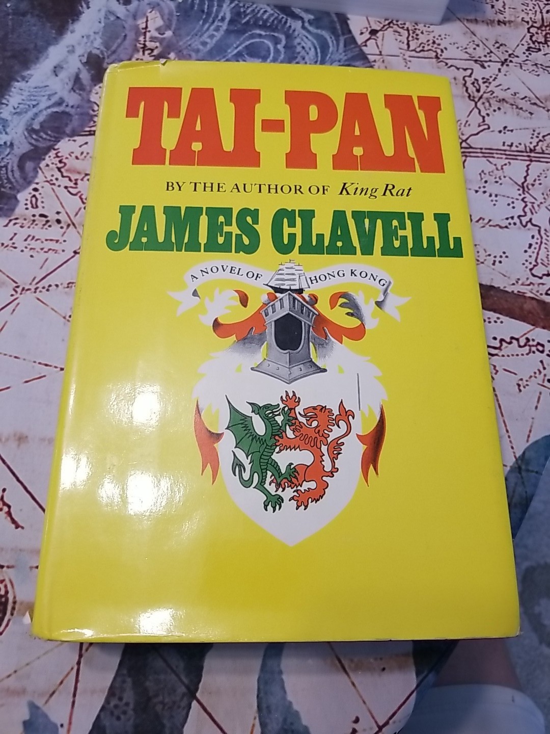 Tai-Pan – James Clavell 1966 Atheneum 8th Printing HC DJ EUC