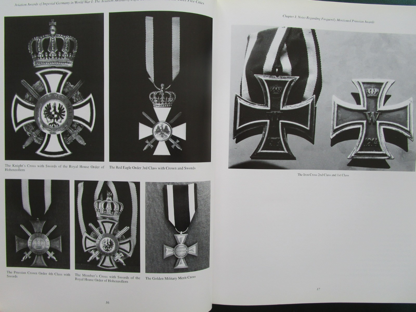 Aviation Awards Imperial Germany World War I & The Men Who Earned Them Vol VII