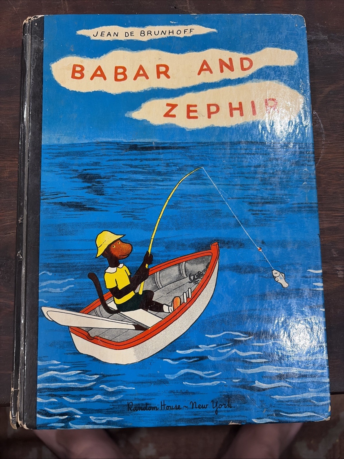 Babar And Zephir Jean De Brunhoff 1937 Edition HC Vintage Random House