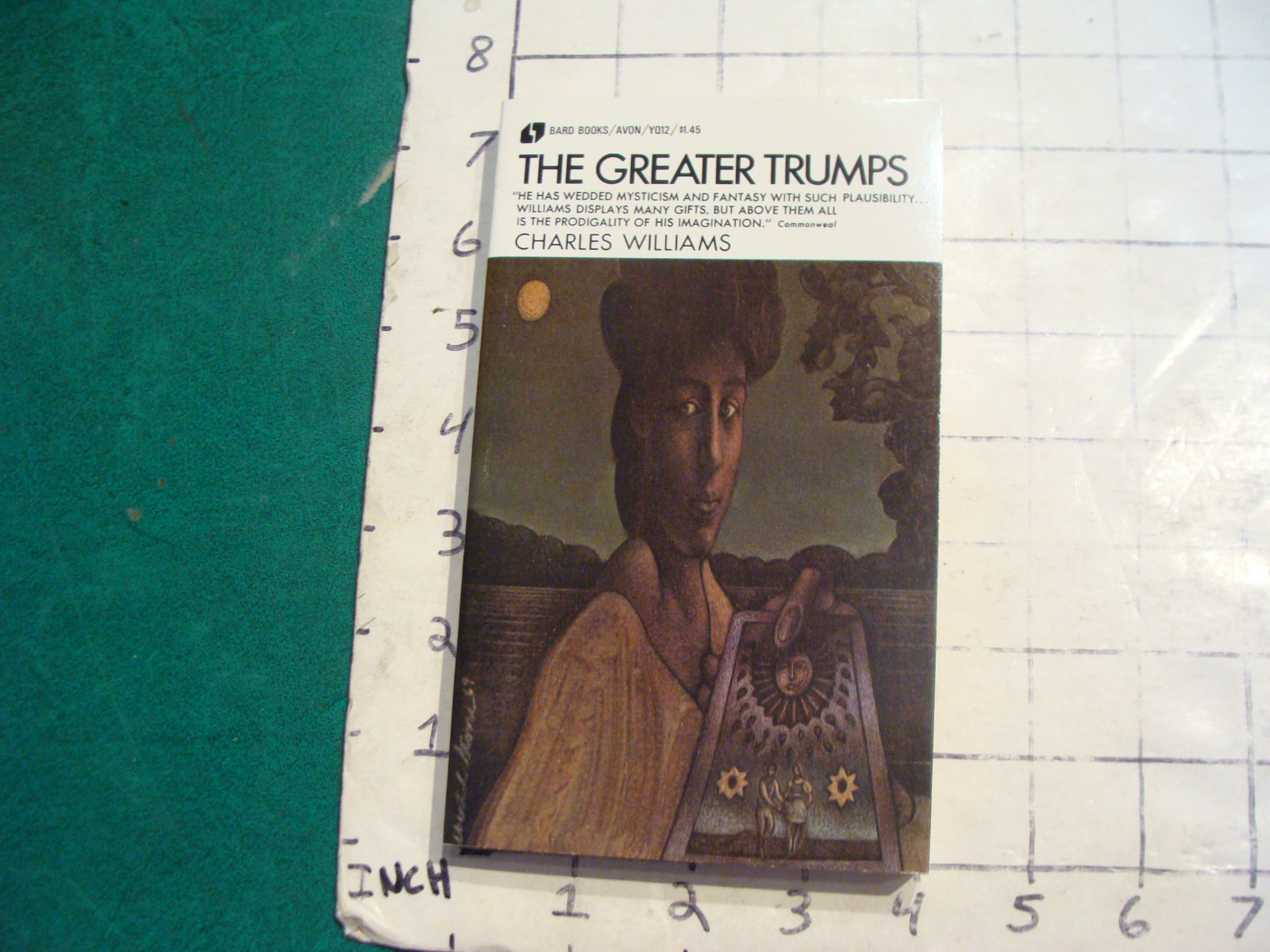 HIGHGRADE UNREAD Avon/Bard YQ12 THE GREATER TRUMPS Charles Williams 1969 tight