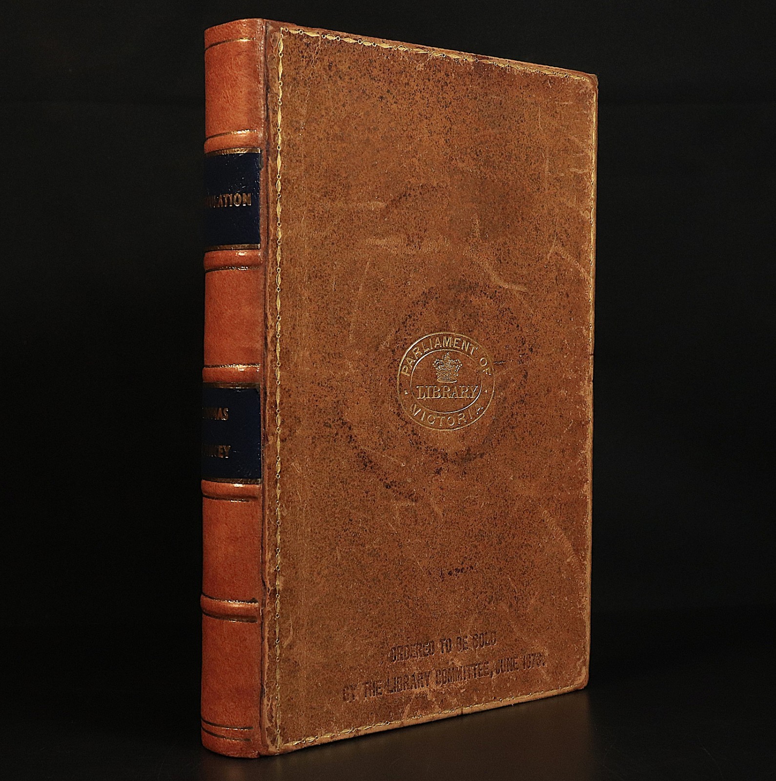 c1859 Speculations Literary & Philosophic T. De Quincey Antique Literature Book