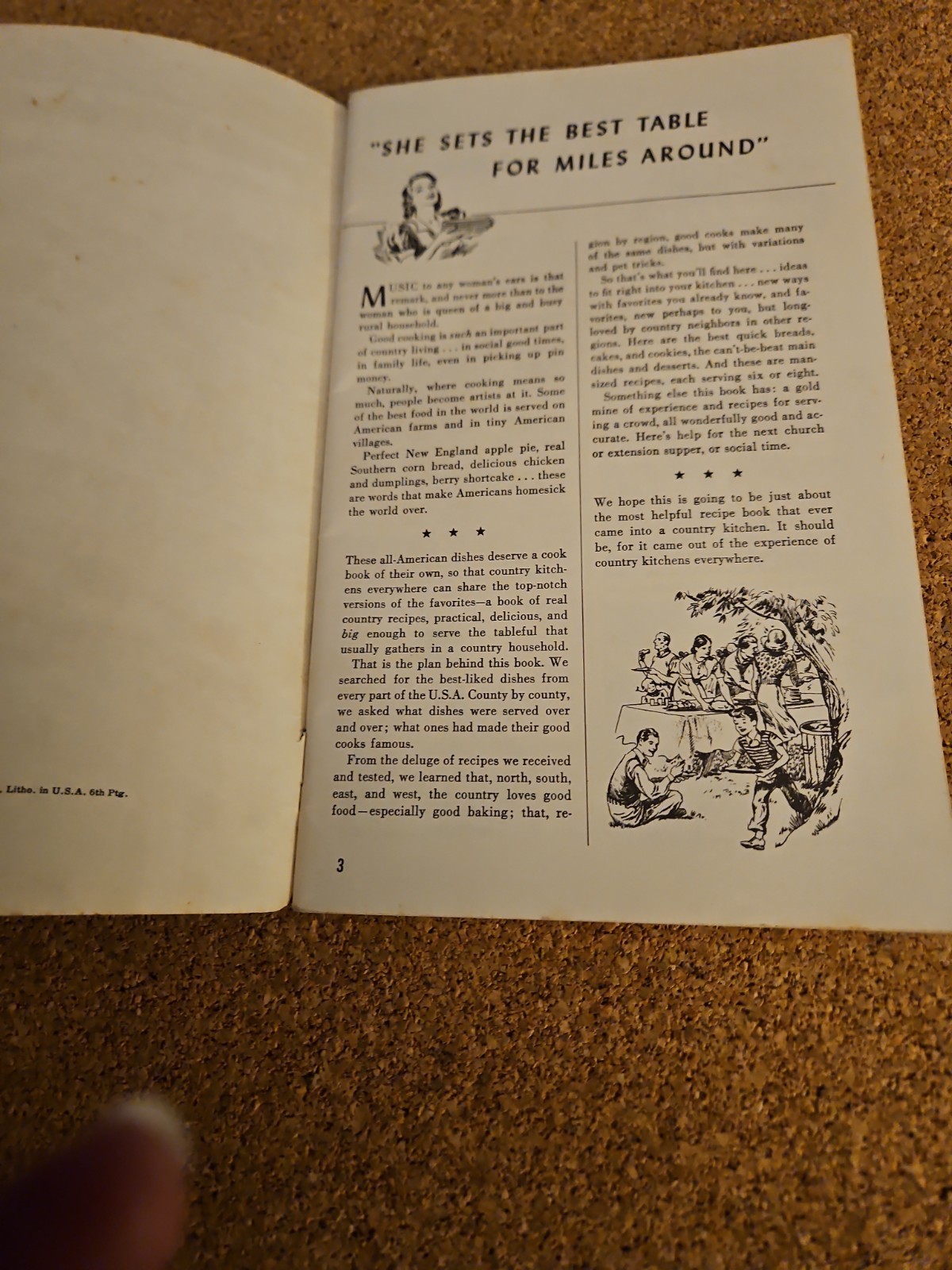 “Favorite recipes for country kitchens” General Foods Corp. 1945 Recipe Booklet