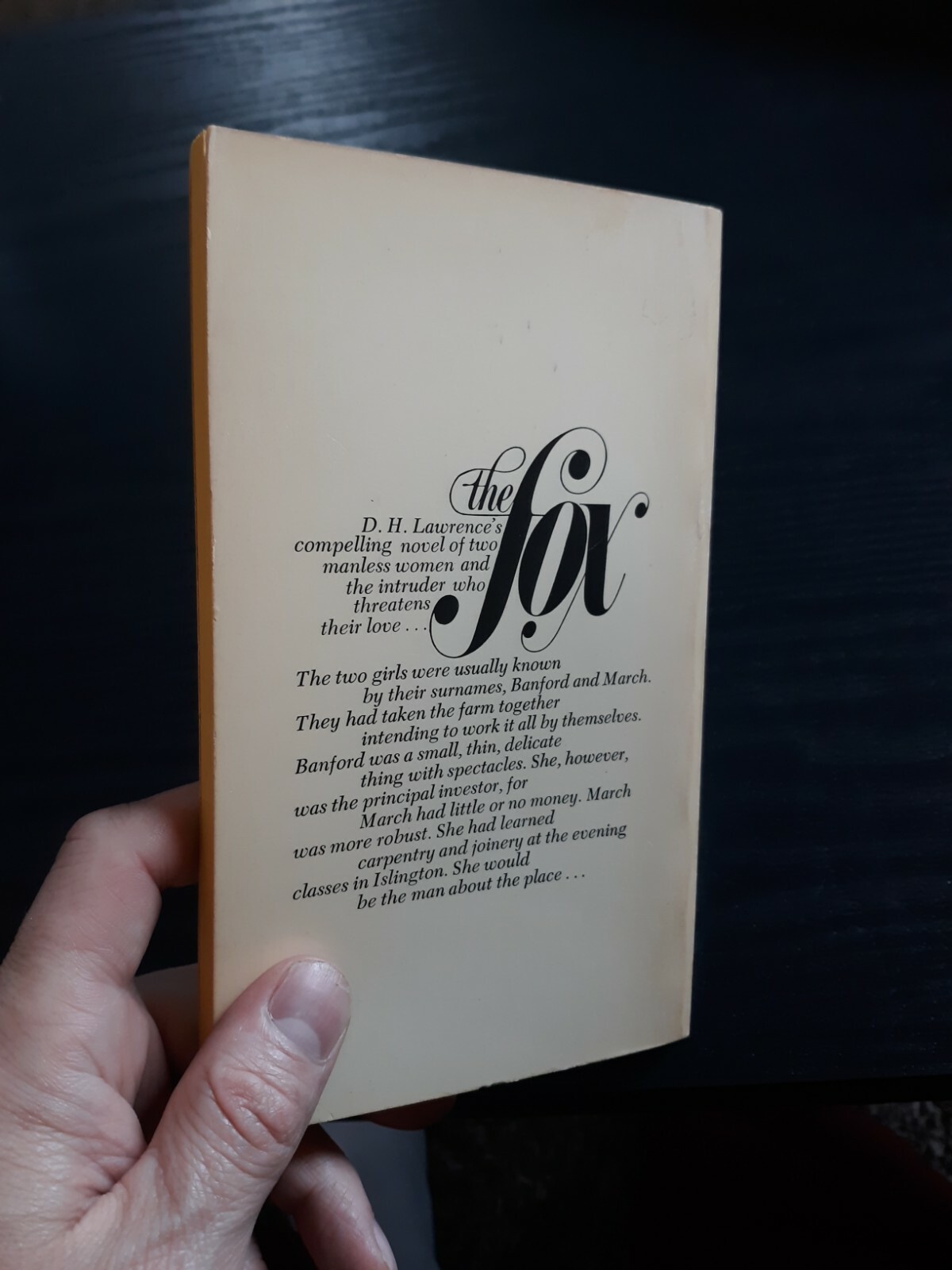 The Fox- D H Lawrence -Paperback Bantam Books 1978