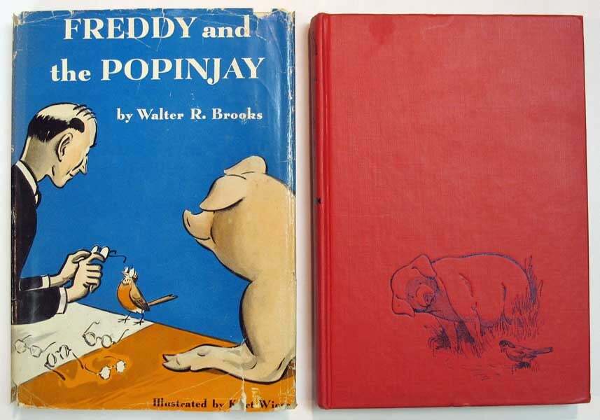 Walter Brooks, ollin 1186 1958 / FREDDY And The POPINJAY 1st Edition 1945