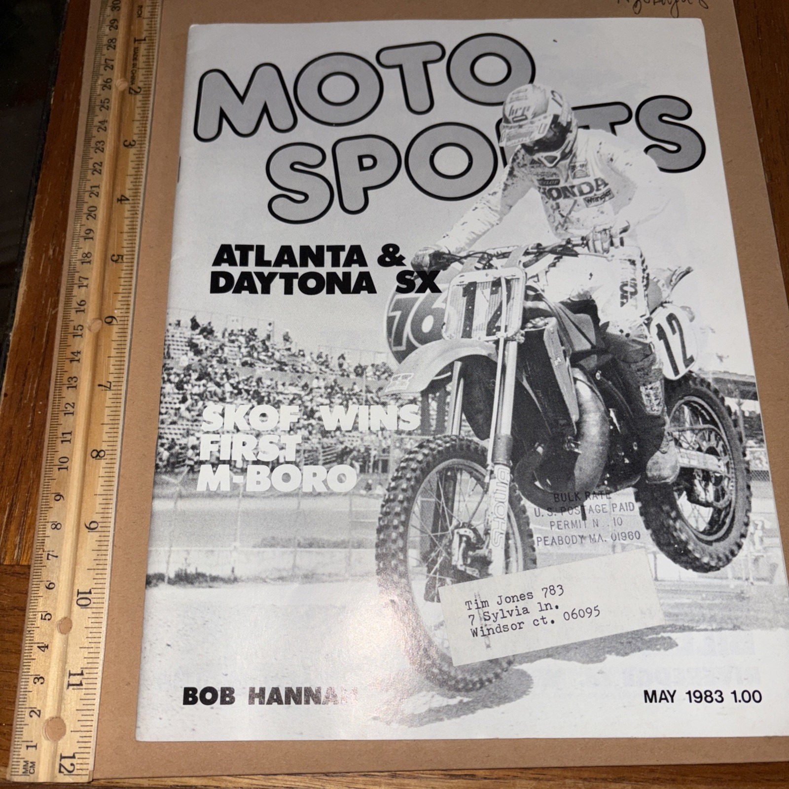 1983 Moto Sports New England Motorcycle Racing Atlanta Supercross Daytona SX