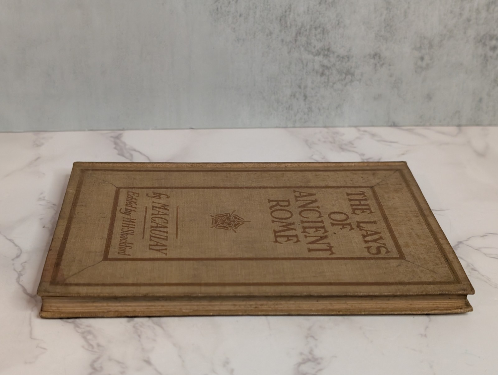 Macaulay-Lays Of Ancient Rome 1907 Ed. Martha Shackleford, D.C. Heath