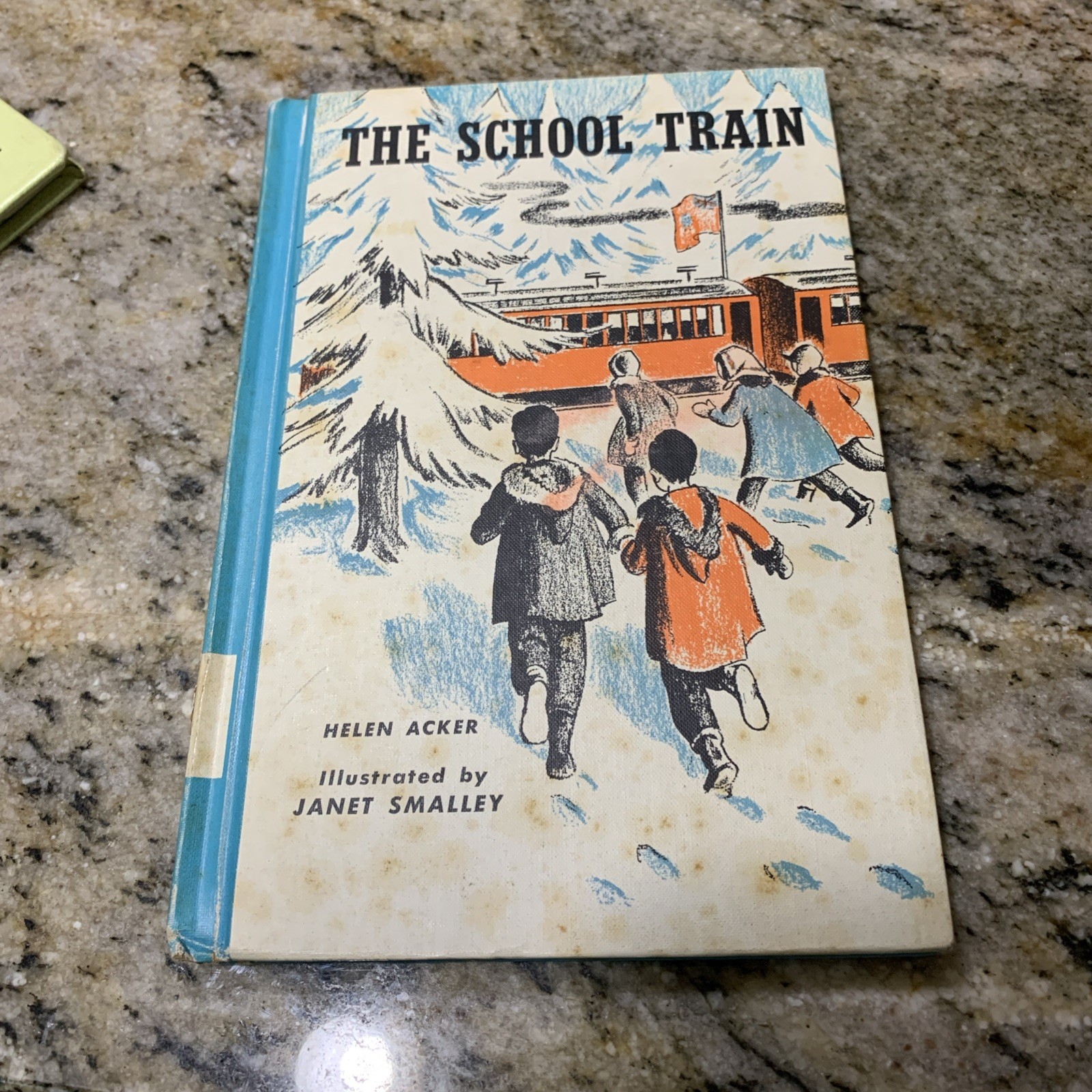 The School Train by Helen Acker – 1st Cadmus edition 1965. Illus. HC. VG