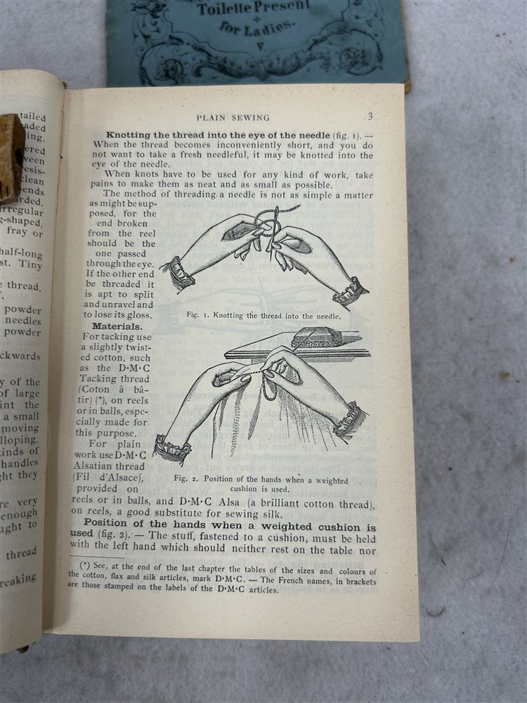 antique needlework Encyclopedia book by Th.De Dillmont original 1890/pub 1924