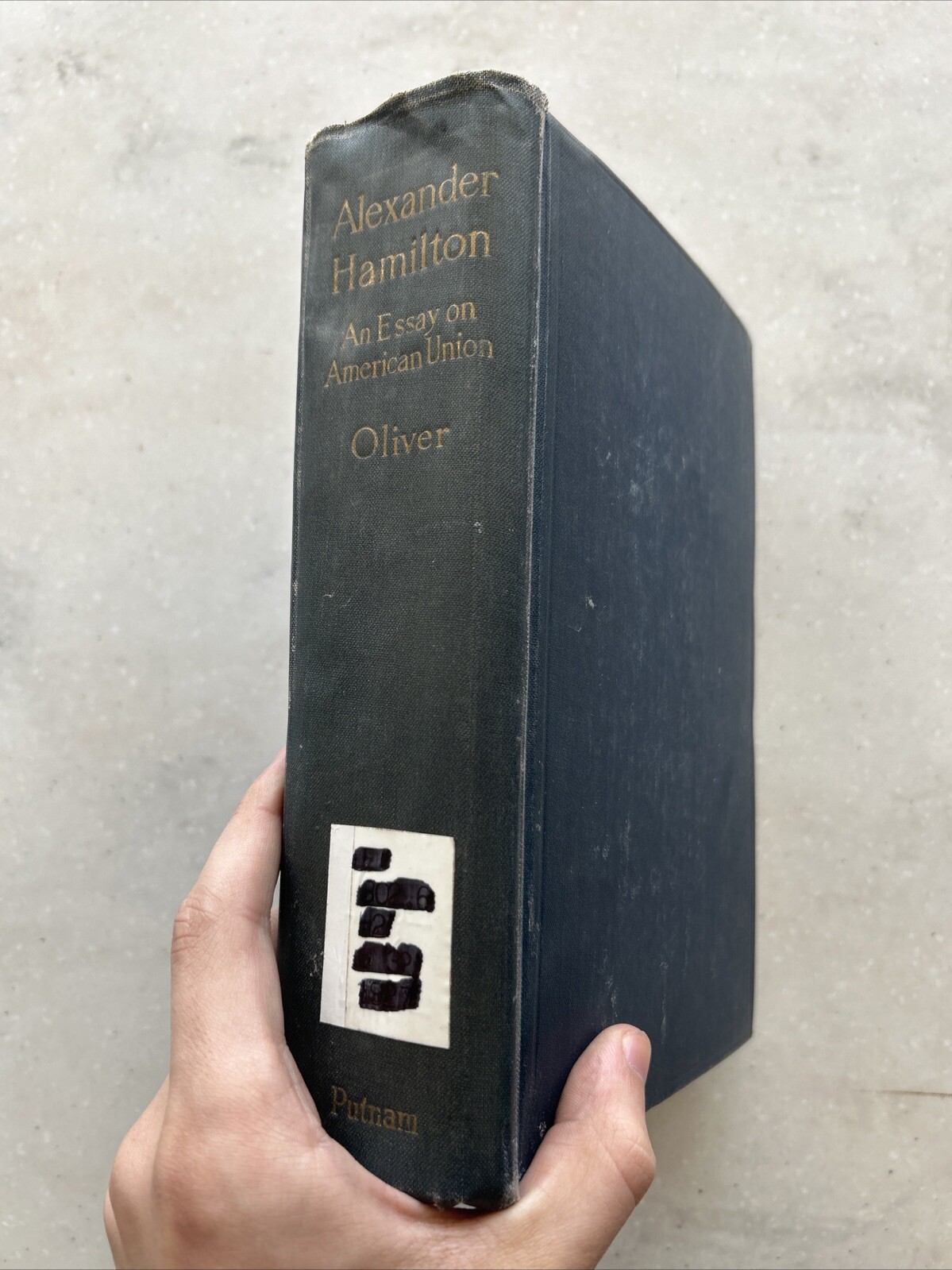 Alexander Hamilton by Fredrick Scott Oliver / 1927 Vintage Hardcover