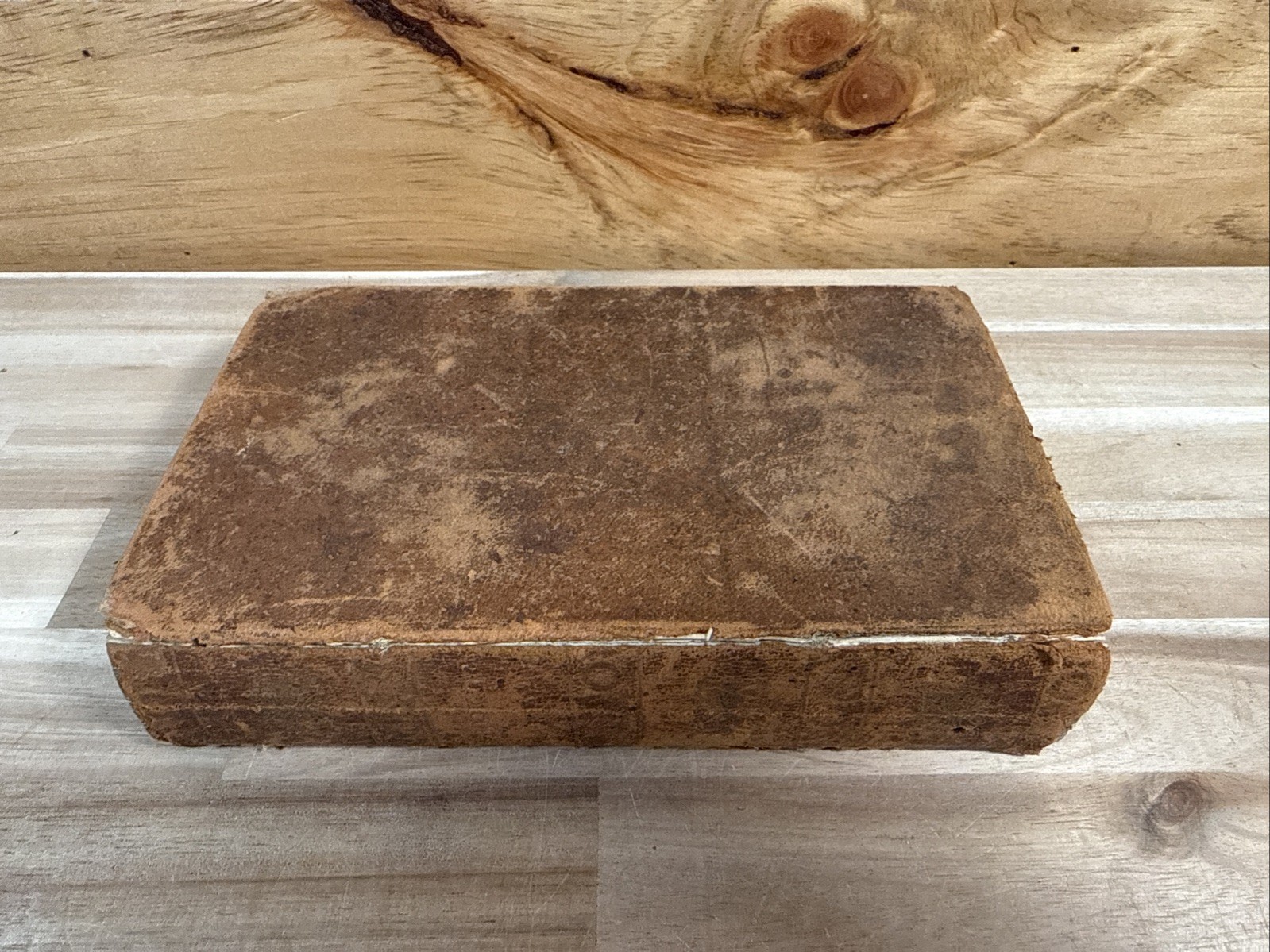1839 BOOK OF MARTYRS john fox NEW YORK leather ILLUSTRATED antique OLD