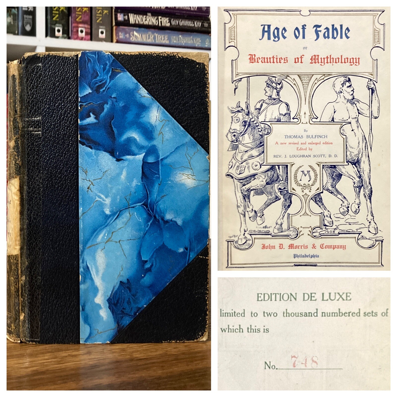 Age of Fable – Thomas Bulfinch (edition de luxe #748/2000) John D. Morris, 1898