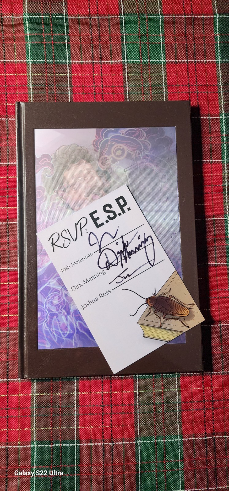 RSVP E.S.P. by Josh Malerman Signed Limited Edition Graphic Novel OOP