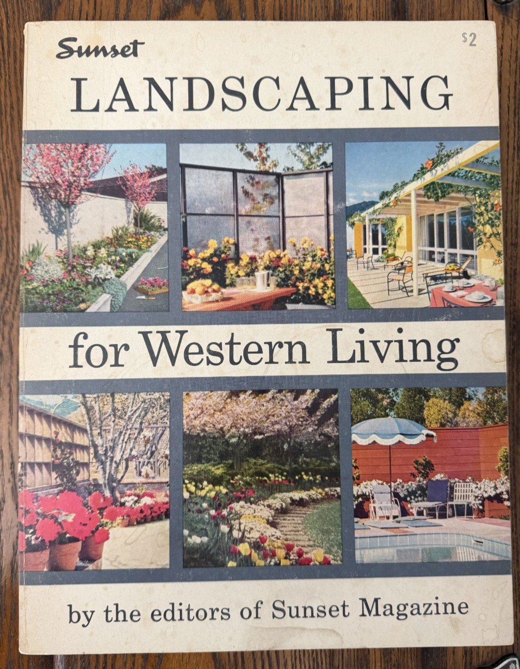 Sunset Magazine Vintage 1961 Paperback Landscaping for Western Living MidCentury