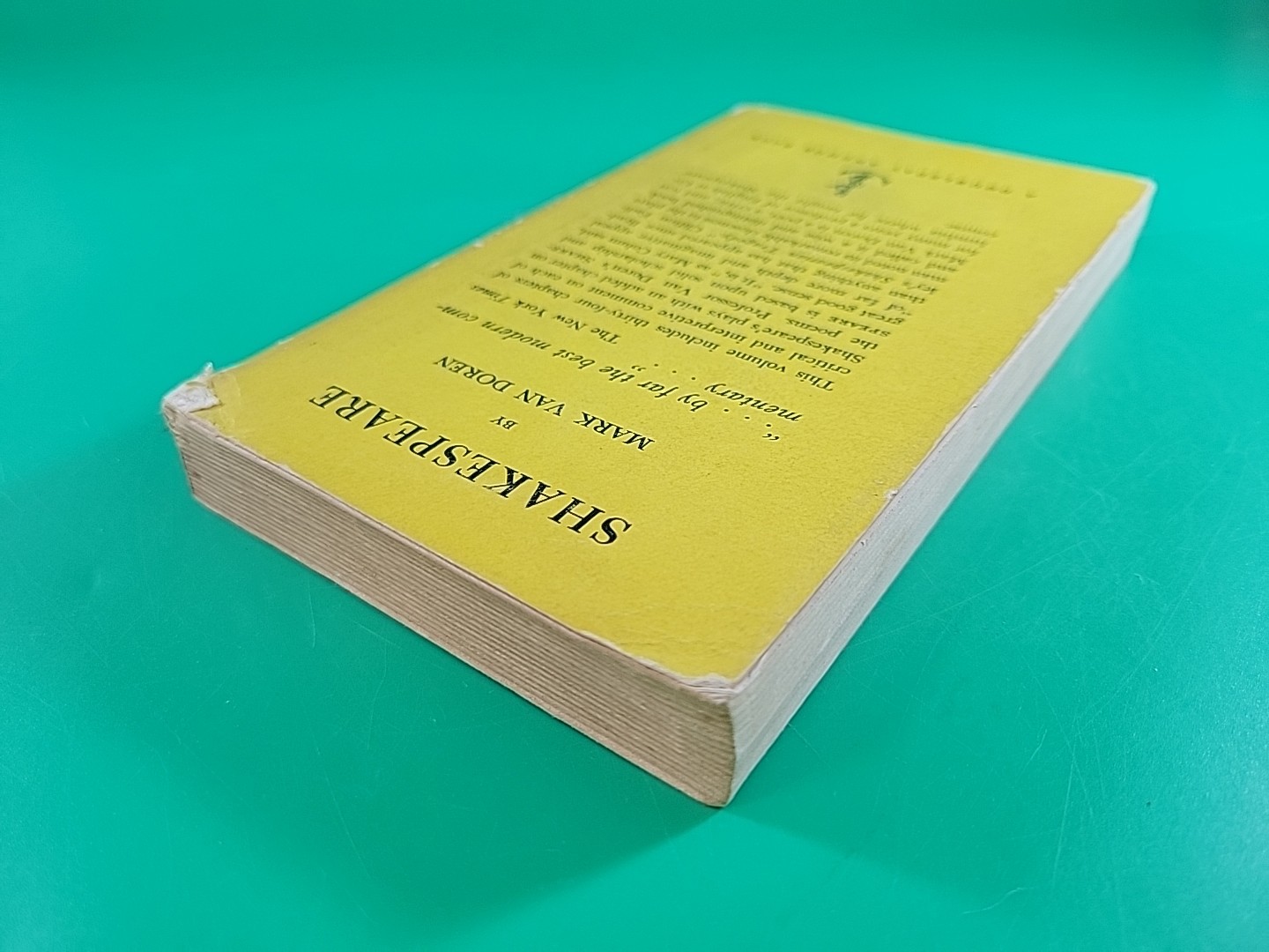Shakespeare by Mark Van Doren PB