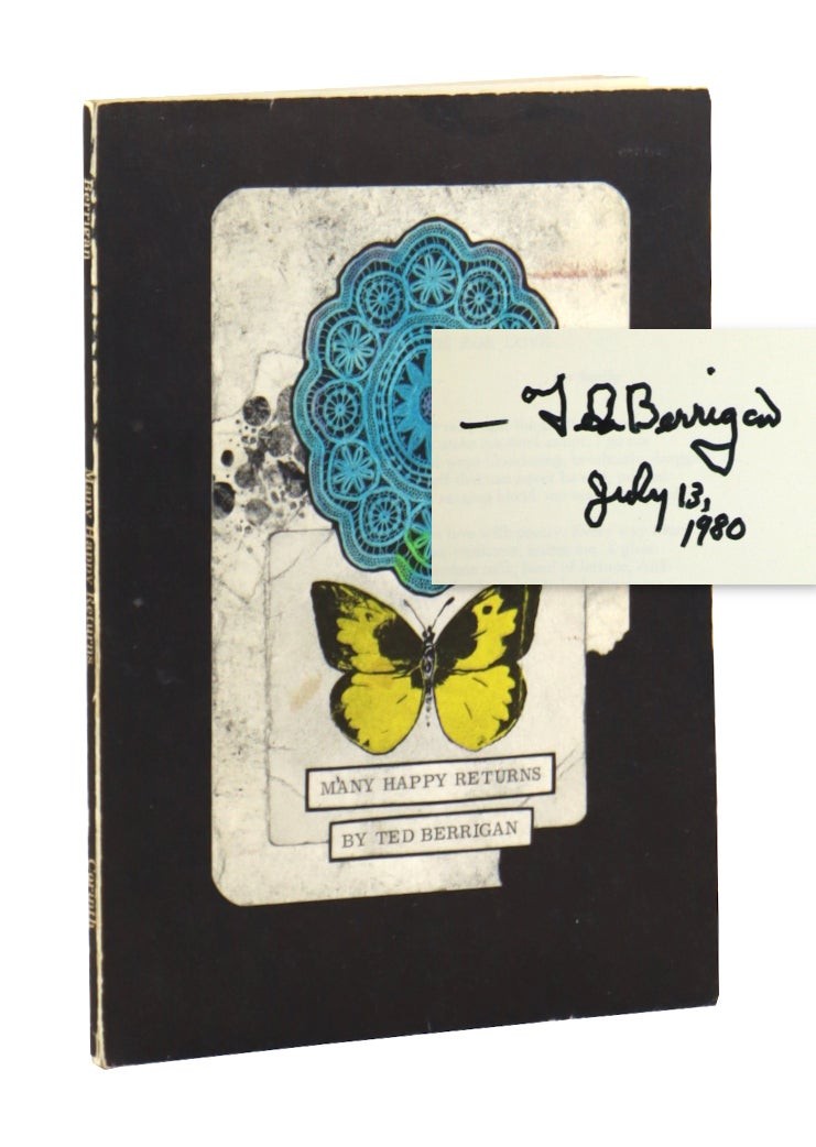 Ted Berrigan / Many Happy Returns / Signed / Second Ptg / 1969 / Corinth Books