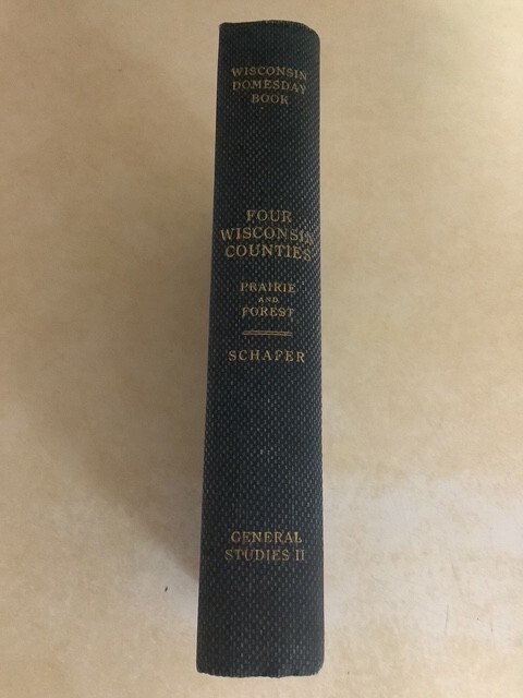 Wisconsin History Historical Collections 1927 Domesday Four Counties Milwaukee