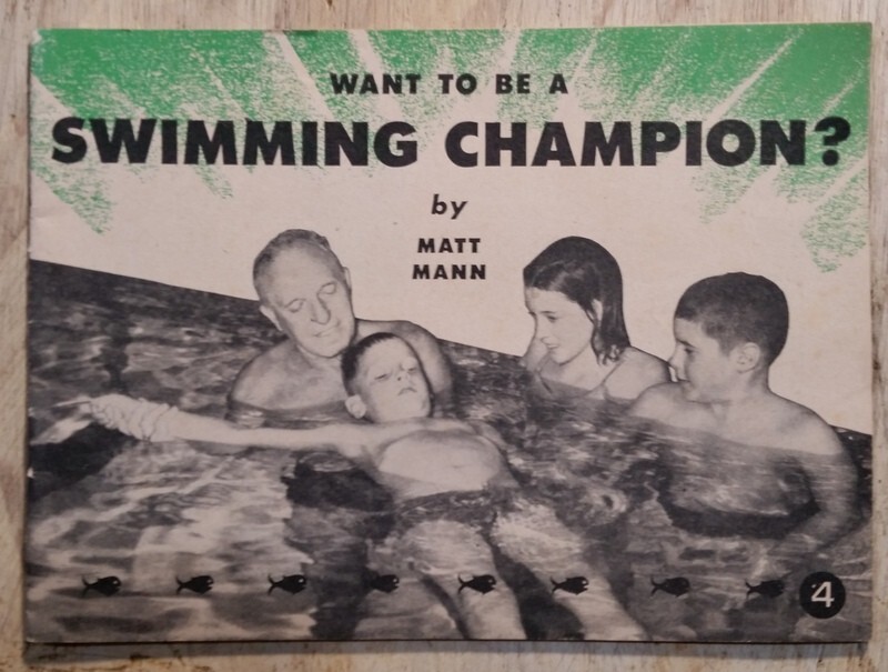 1945 Want to be a Swimming Champion Wheaties Matt Mann General Mills Minneapolis