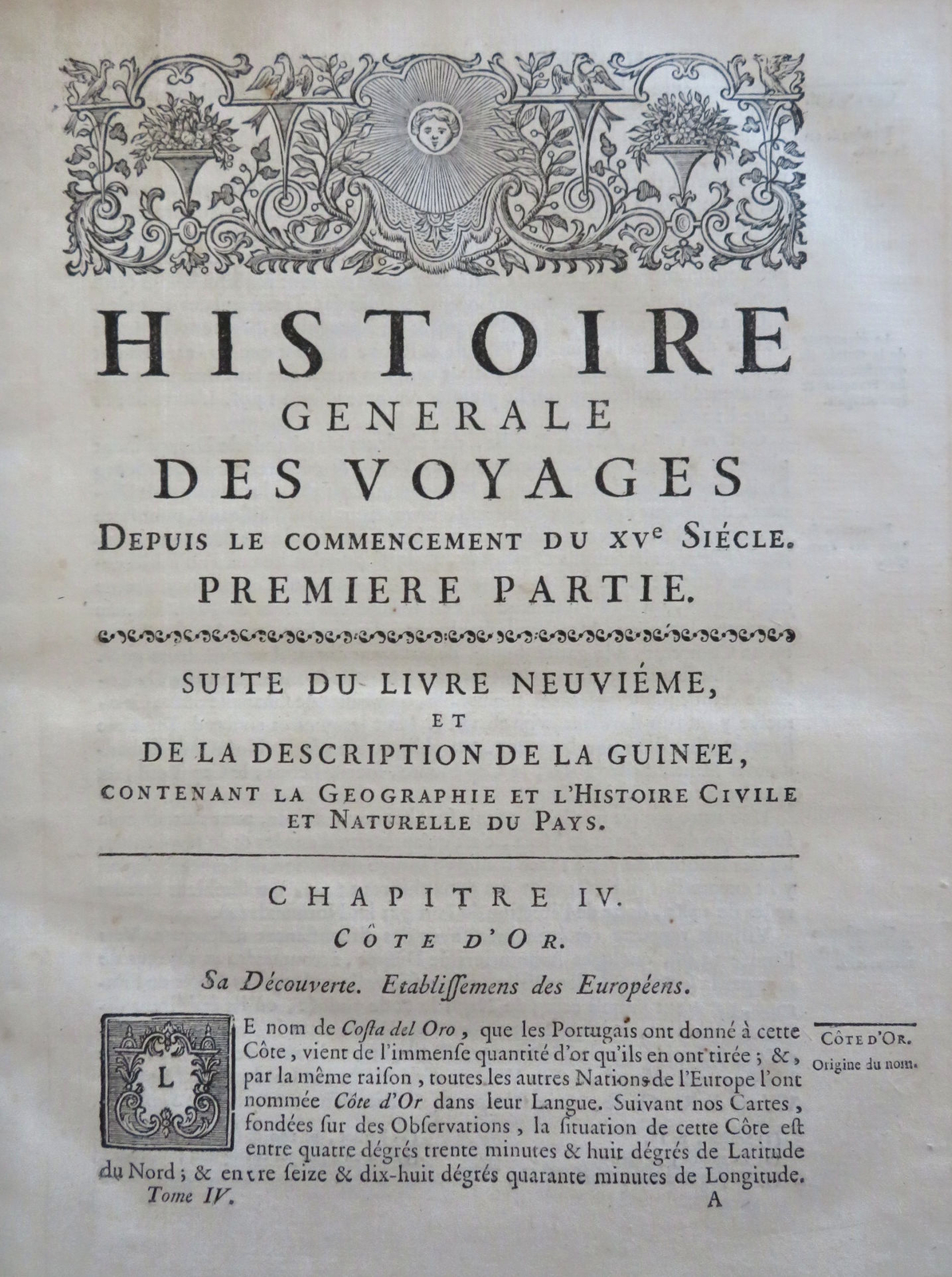 West Africa Ivory Coast Exploration History Voyages 1747 leather book 35 plates