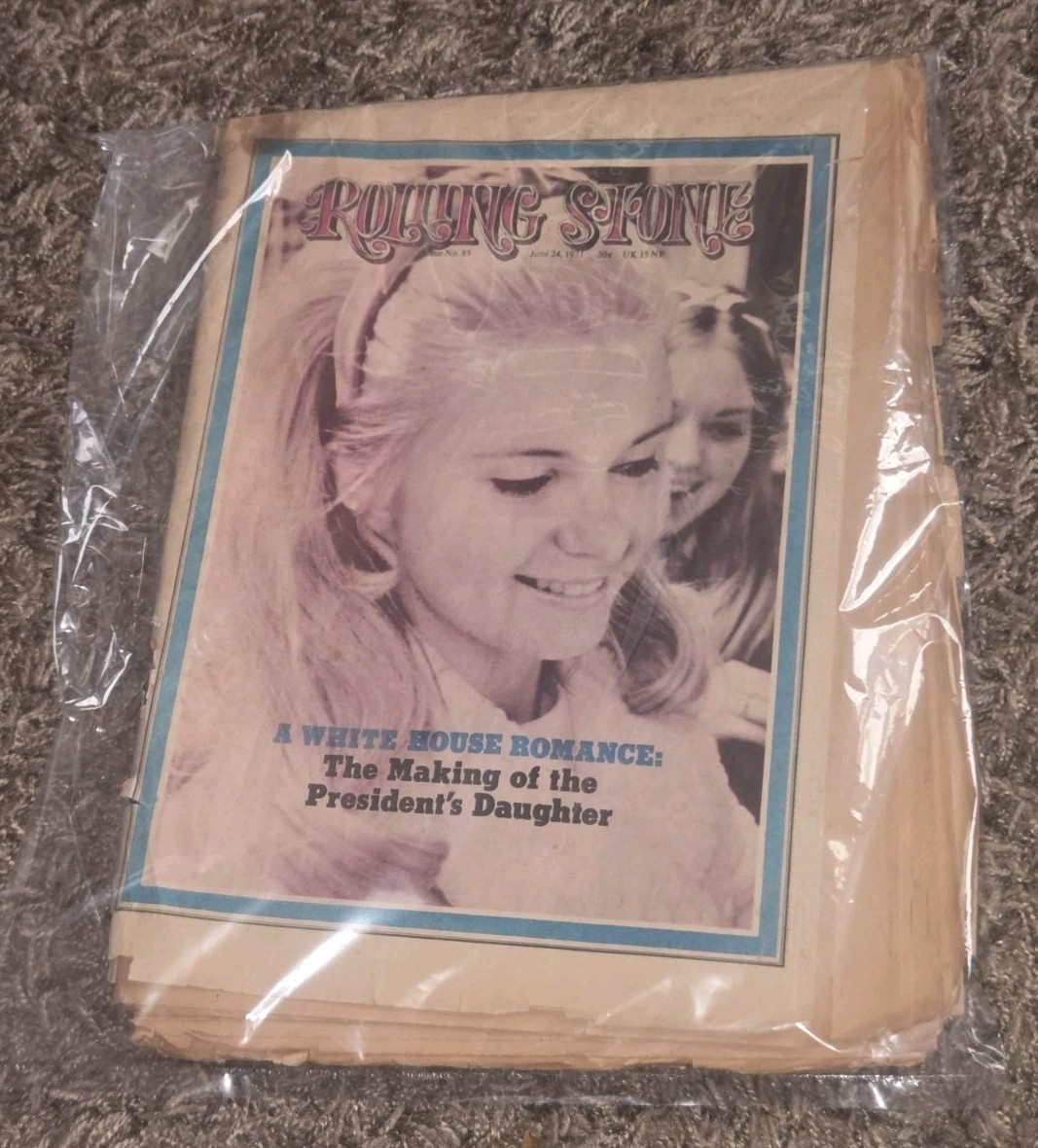 Rolling Stone #85 June 24, 1971 Tricia Nixon Lenny Bruce Streisand Jim Morrison