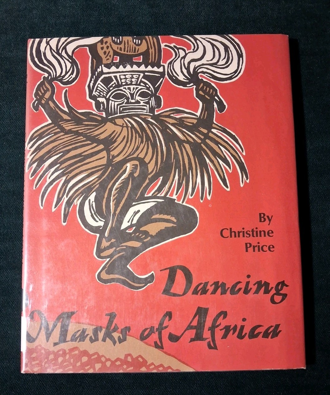 Dancing Masks of Africa Christine Price 1st Edition 1975 Ex Library